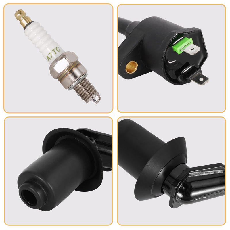 Racing Ignition Coil Electrode Spark Plug for 50cc 80cc 90cc 110cc 125cc 150cc Moped Scooter Chinese ATV Go Kart Pit Dirt Bike Engine Motorcycle High Performance