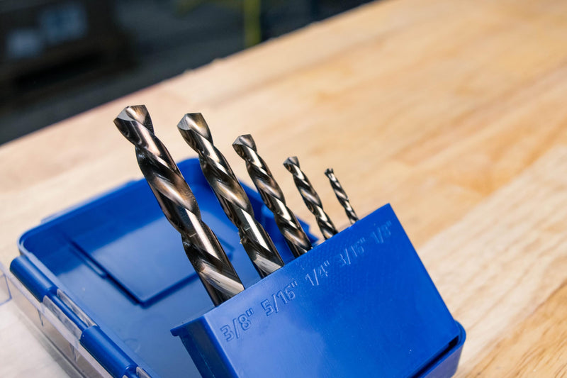 Century Drill & Tool, 74105, Left Hand Drill, Split Point Tips, Precise Drilling