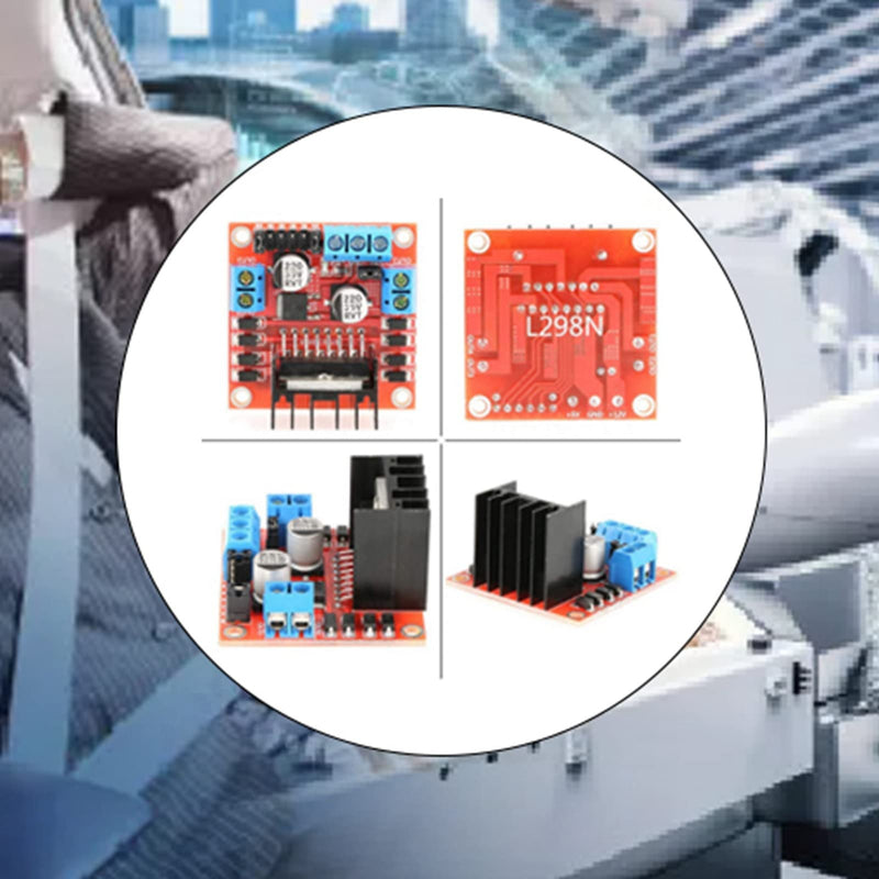 L298N Motor Driver Control Board Module H Bridge Dual Channel Stepper Motor Driver for Smart Car Robot