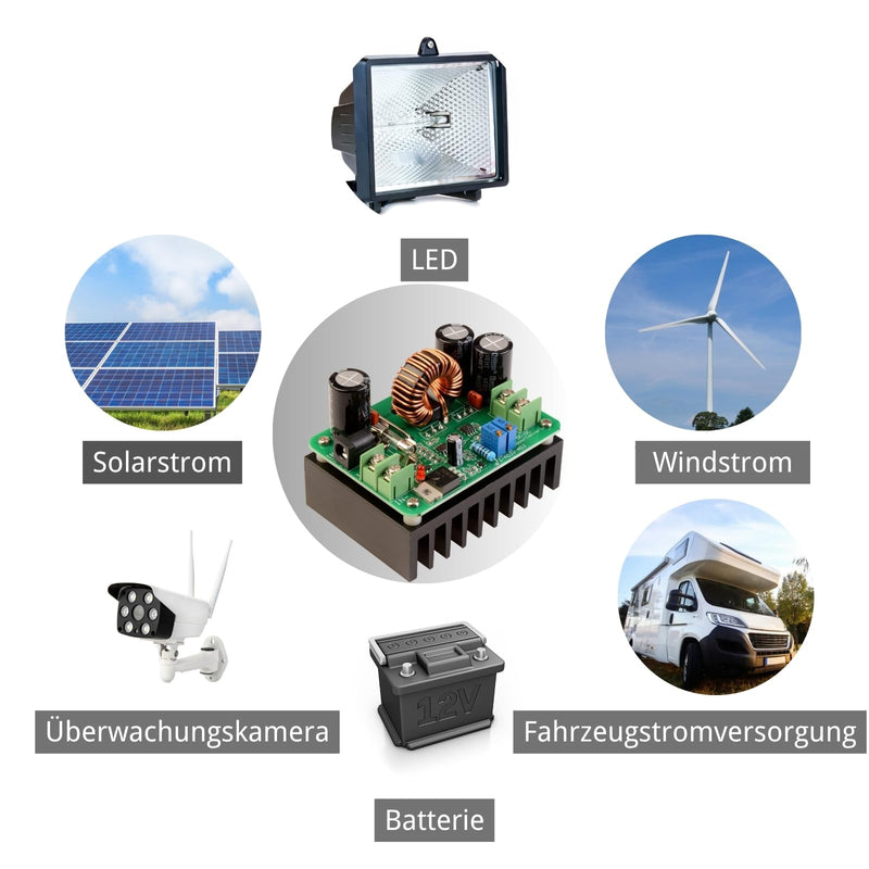 12-60V to 12-80V 600W 10A DC-DC Converter Power Supply Step-up Converter Module Power Supply