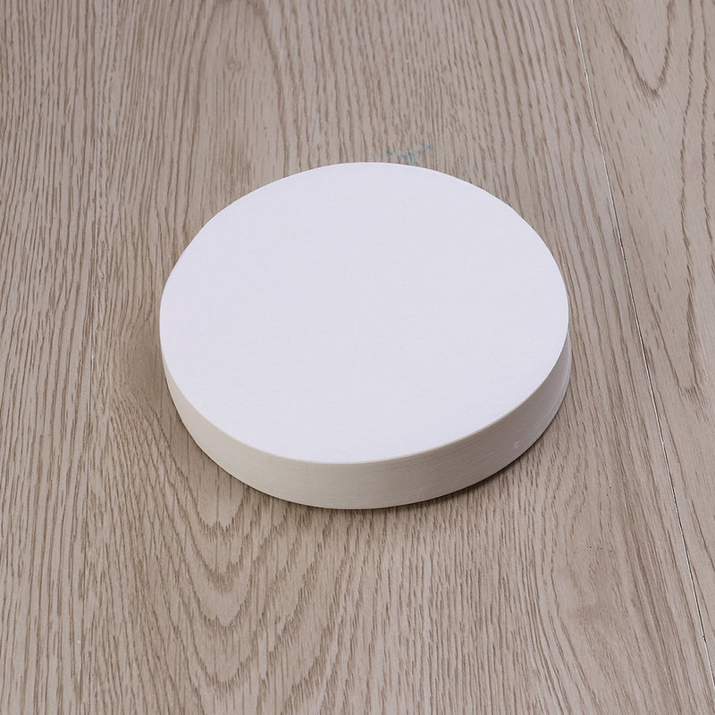 Hemobllo Filter Paper High Quality Round Medium Volume Flow Rate Filter Paper Pack of 100 9cm (White)