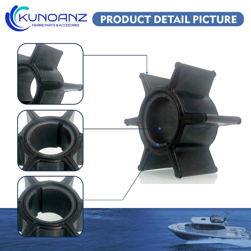 47-16154-1 345-65021-0 Water Pump Impeller For Mercury Mariner 47-161541 25 30 HP 2&4 Stroke Outboard Nissan Tohatsu 345650210 345650210M 345-65021-0M Sierra 18-8923 25HP 30HP 25 30HP