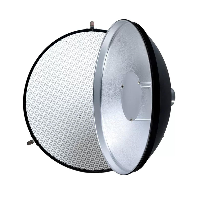 Godox AD-S3 Beauty Dish Reflector for AD200 Pro, AD200Pro II & AD180, AD360 II Flash Speedlite with Honeycomb Cover