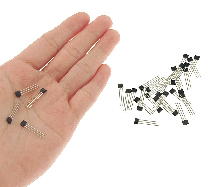 JZK 30x 49E SS49E OH49E AH49E TO-92 Bipolar Linear Hall Effect Sensors, Magnetic Detector 3 Pin Hall Sensor for Repair of Electric Vehicle Engines