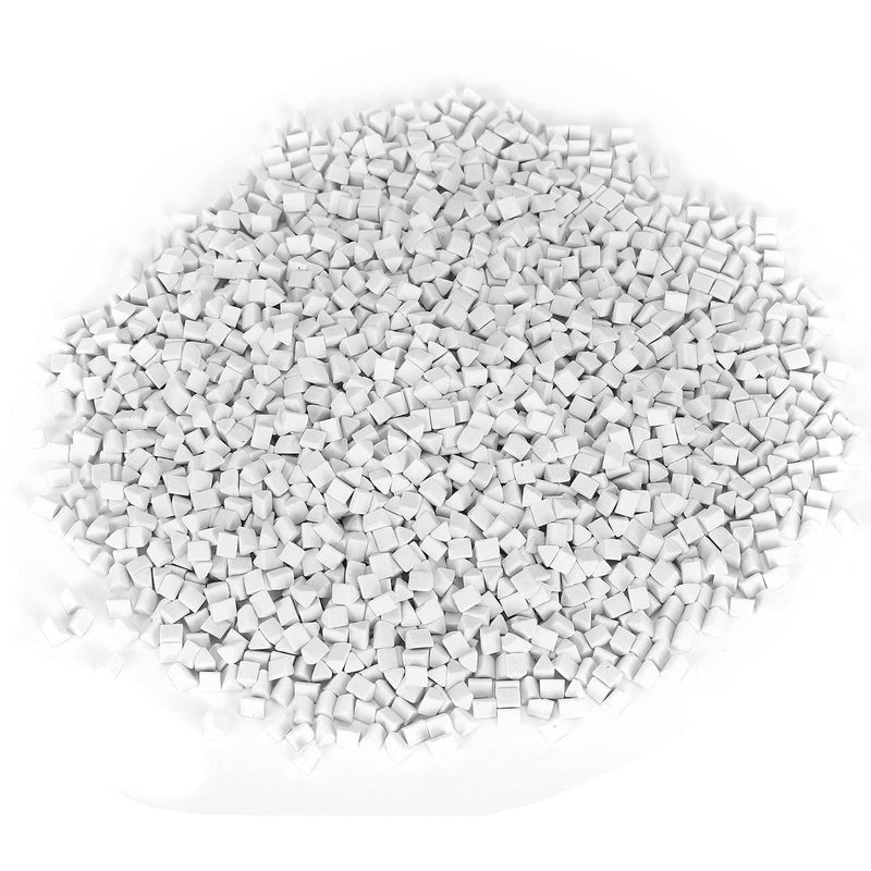 GLOGLOW Ceramic Triangle Pellets for Vibration Polishing Grinder 0.2 Inch Ceramic Filling Media