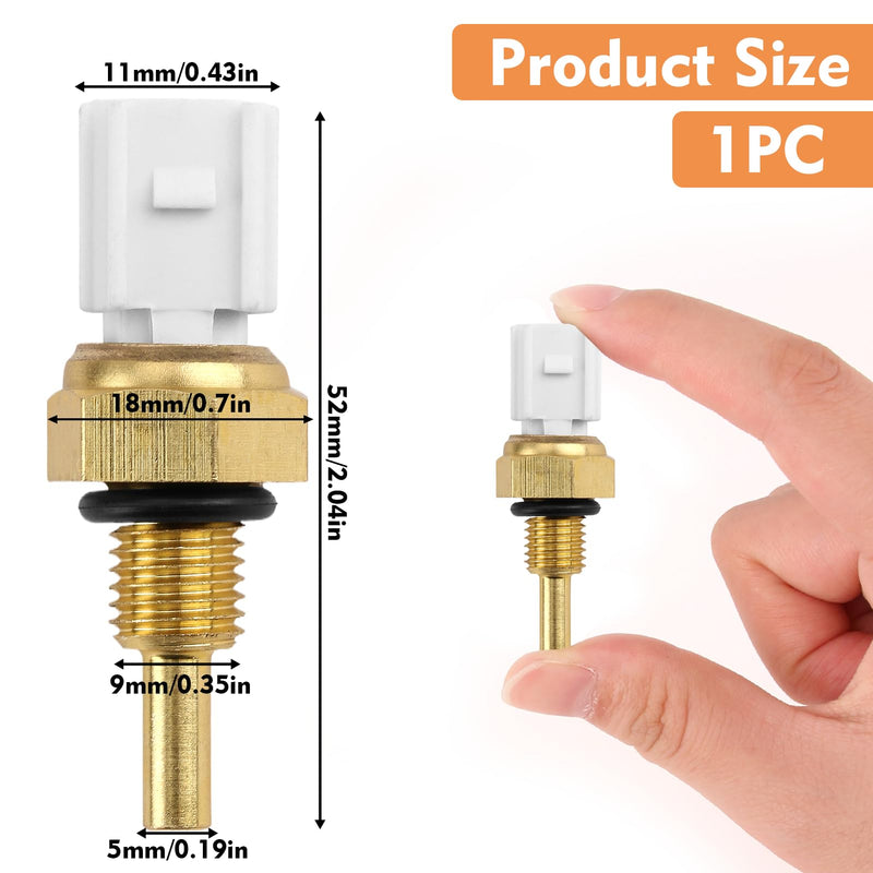 37870-RWC-A01 Engine Coolant Temperature Sensor Compatible with Honda Civic Crosstour Odyssey Pilot Ridgeline Accord CR-Z Fit Insight Acura TL RL TSX RSX MDX Isuzu D-MAX MU-X #37870-RWC-A01 For Honda Acura Isuzu