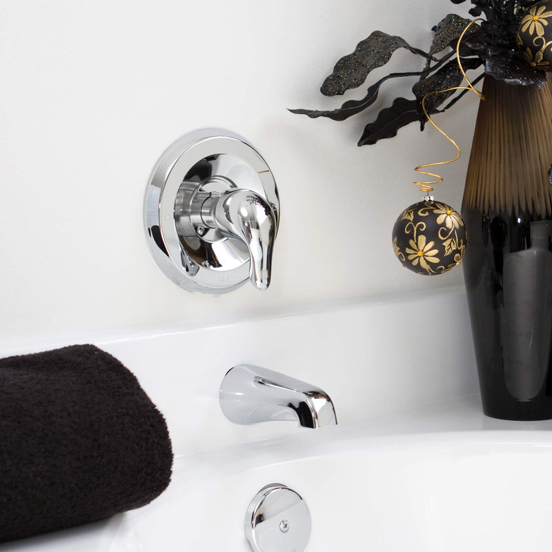 Danco 10001 Trim Kit, for Use with Moen Tub and Shower Faucets, Plastic, Chrome Plated, Single-Handle Valve Valve and Trim Kit
