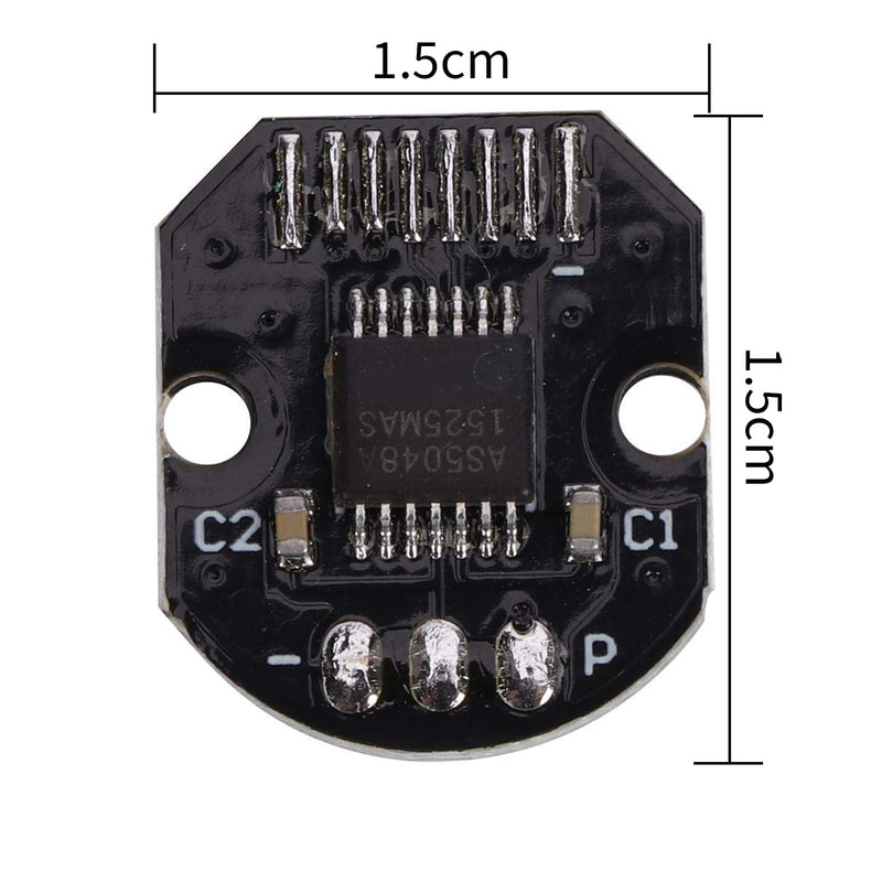 Fafeicy AS5048A Magnetic Encoder, 5VDC PWM/Serial Peripheral Interface Connector, Angle Accuracy 0.05°, with SPI or I2C Interface, for Shaft Applications