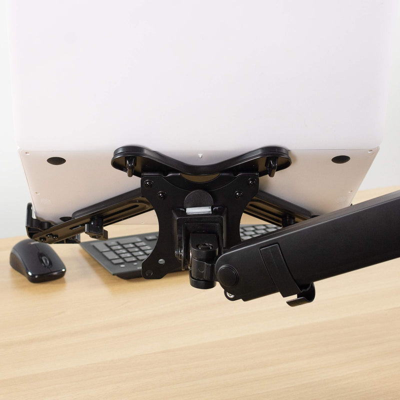 VIVO Adjustable 11 to 17 inch Laptop Holder Only for VESA Compatible Monitor Arms, Notebook Adapter for VESA Monitor Mounts up to 100x100mm Stand-LAP4