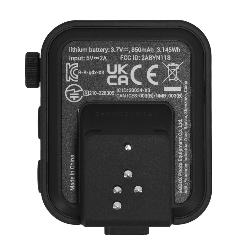 Godox X3S X3-S TTL Wireless Flash Trigger for Sony Camera, Touchscreen Flash Trigger Transmitter, 1/8000s HSS, Built-in Battery with USB-C Charge, Metal Hotshoe Compatible with Sony A7RIII A7IV A7RII