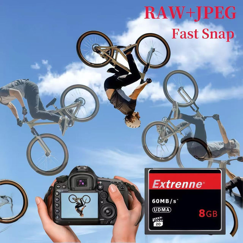 8GB High Speed,Original CF Card Camera Memory Card,for Professional Photographer,Videographer,Enthusiast