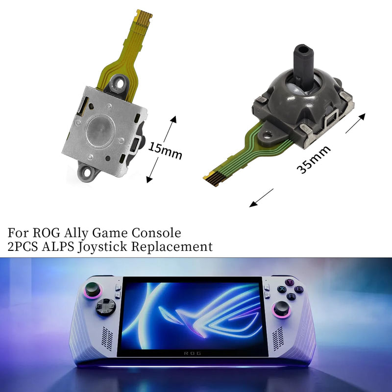 Eaglewireless 2 Pack Joystick Replacement for ROG Ally,GPD WIN3 Win4 Handheld and Pico 2 Pico 3 VR Controller Analog Stick Transducer Drift Repair Kit Accessories+Tools