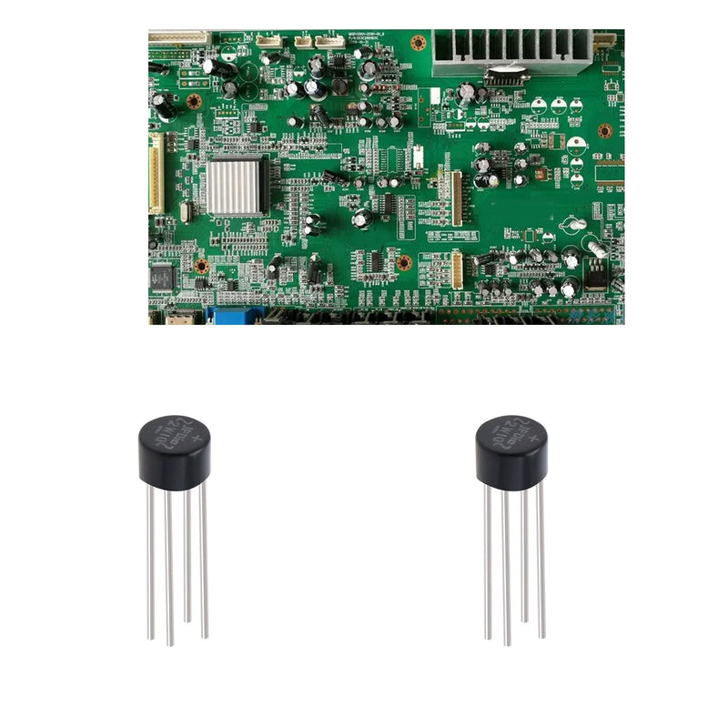 The Lord of The Tools Pack of 30 2W10 2A 1000V Bridge Rectifier Diodes Axial 1000 Volt Full Wave Silicone Diodes Bridge Diode Rectifier Electronic Component for Experiment Production