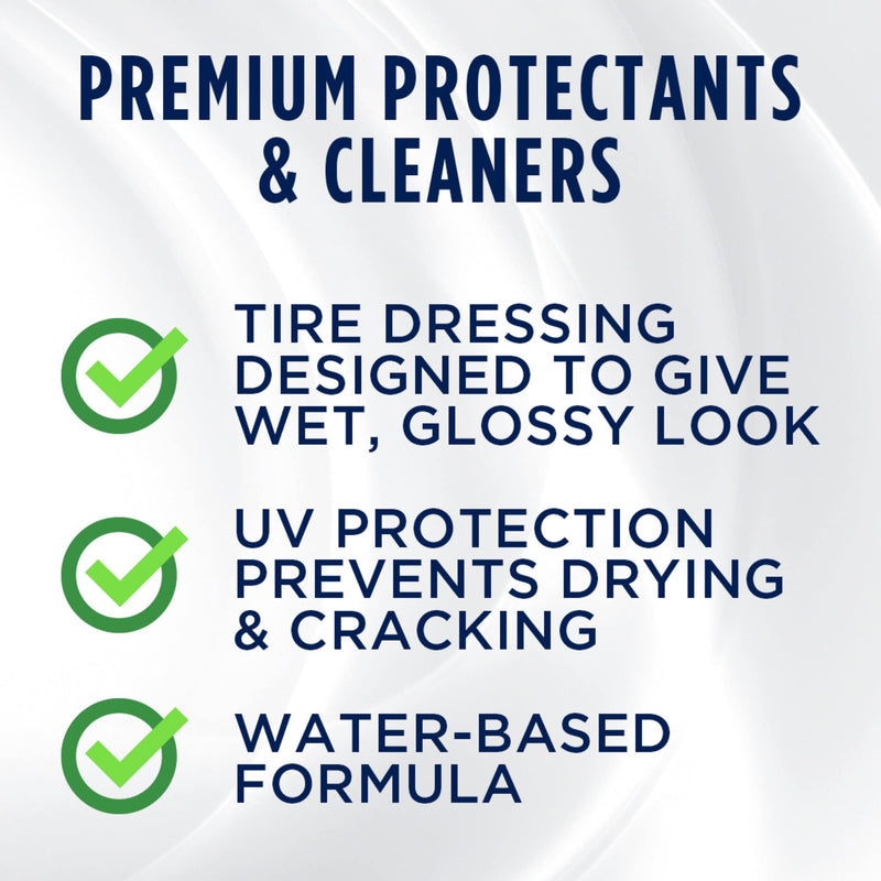 303 Products High Gloss Tire Shine And Protectant - Long Lasting, Water Based Formula - Lasts For Weeks - No Harmful Silicones - Lasts Weeks Not Days, 16 fl. oz. (30395CSR) Packaging May Vary 16 fl oz