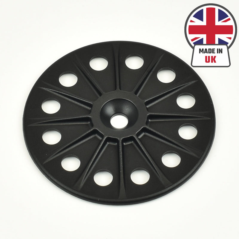 Load Spreading 60mm Polypropylene washers for Fixing and Supporting All Types of Soft to Medium Insulation Panels and Sheets - 200PCS 200