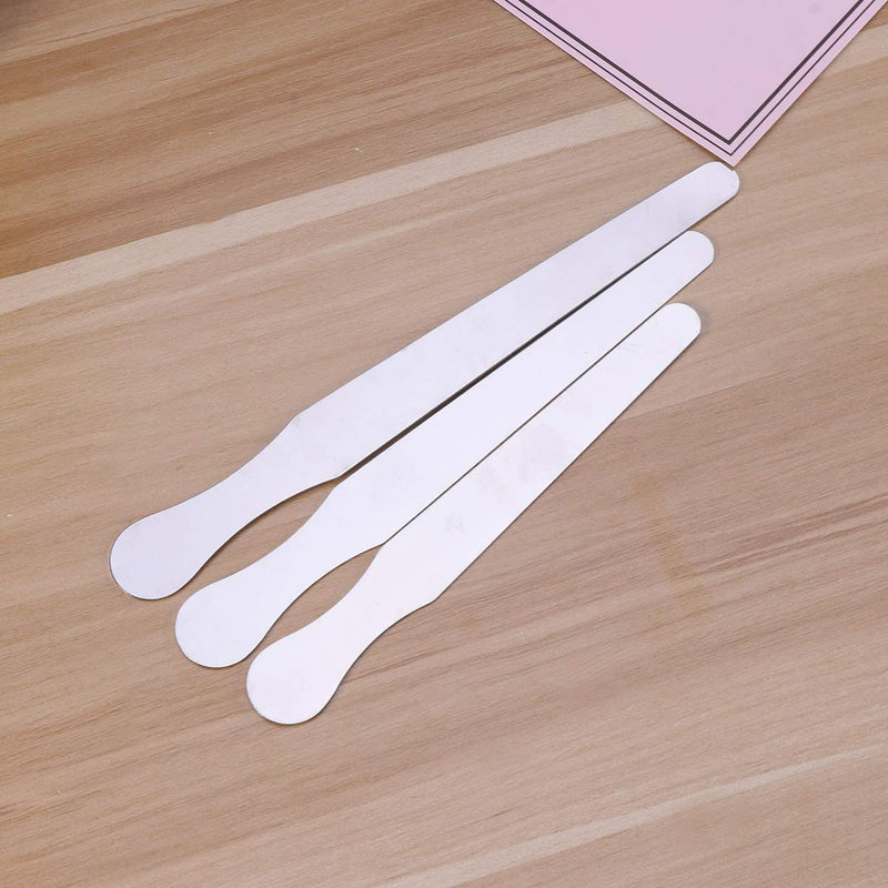 SuPVOX Metal Tongue Depressor Medical Reusable Tongue Depressor 14cm + 16cm + 18cm Pack of 3