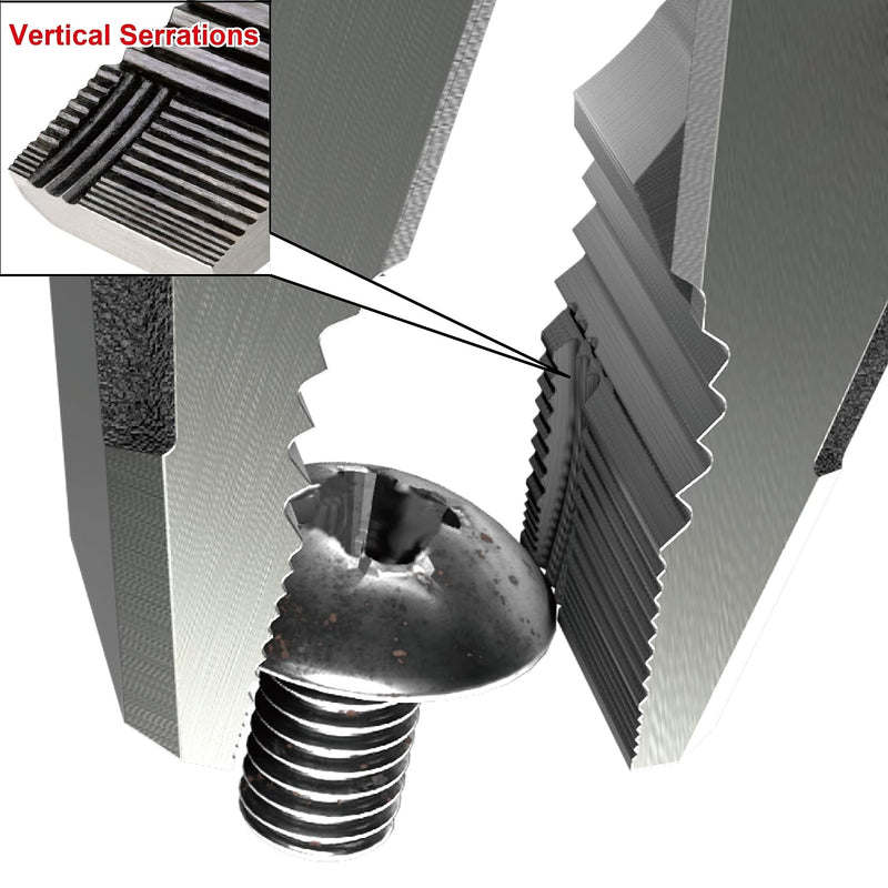 Engineer PZ-78 Side Cutting Linemans Pliers with Unique Screw Extractor Gripping Jaws, High Leverage Design, Vertical Serrations to remove a screw head securly, Crimper for Bare Terminals For Φ0.1 - 0.5 inch (3 - 12 mm) [With Simple Crimp]