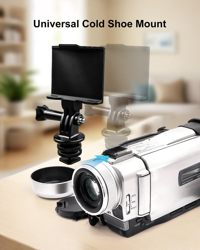 Camera Hot Shoe Bracket Compatible with ImmersionRC Powerplay, Hot Shoe Mount with Professional Digital Equipment Fits for GoPro and Any Hot Shoe Camera