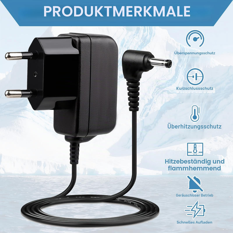 Power Supply 6V Charger Blood Pressure Monitor for Omron HHP-CM01 M2 M3 M4 M6 M7 | For M2 Basic X2 X3 X4 X7 Smart M3 Comfort M7 Intelli IT Charger Power Supply for Omron M400 M500 M700
