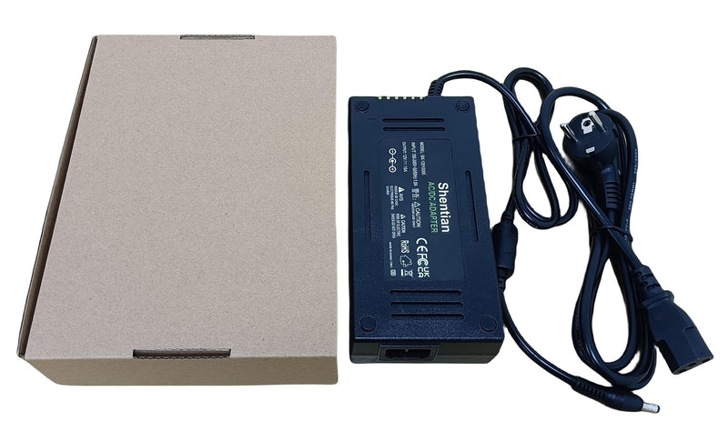 Shentian 100V-240V to 12V power supply switching power supply with 5.5 x 2.5mm DC plug for 5050 3528 LED strip, 3D printer LED driver, CCTV, security system LCD monitor etc. (12V 15A adapter) 12V 15A adapter