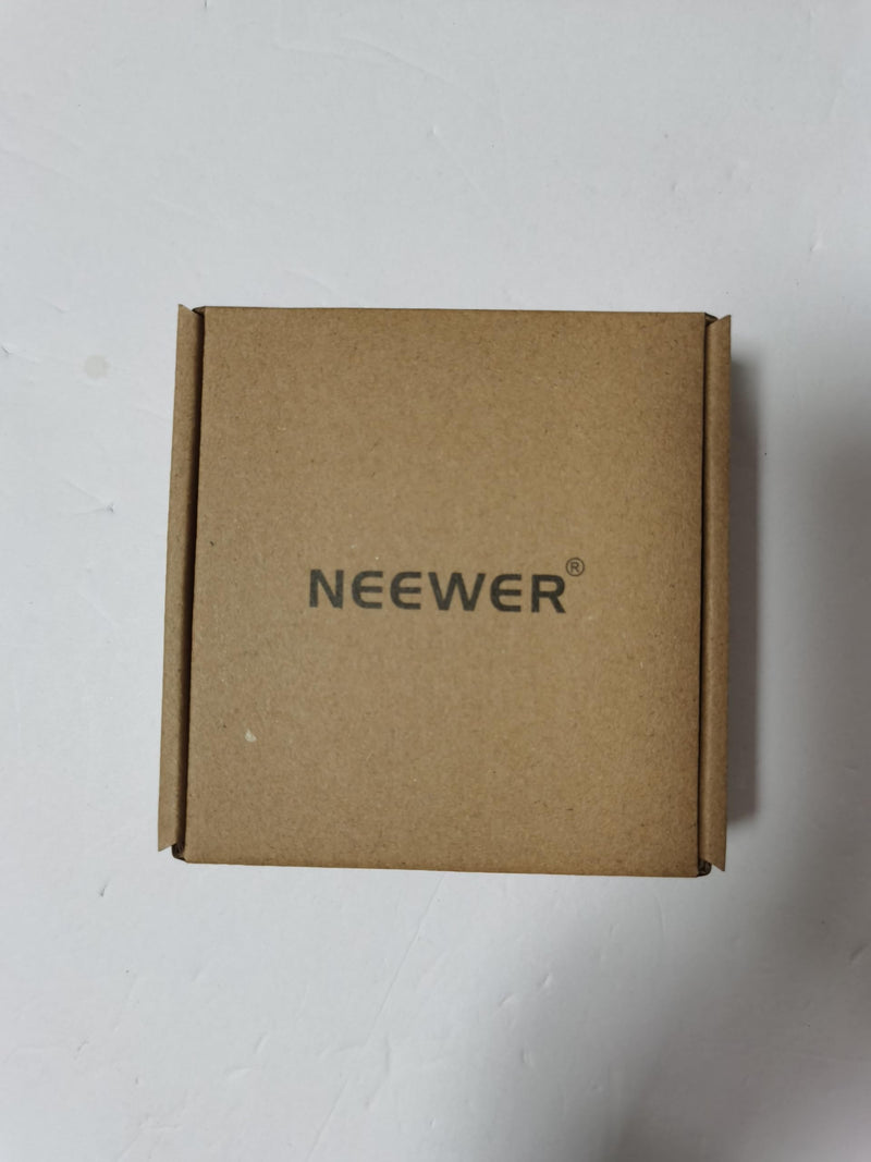 NEEWER Light Stand Mount Adapter with Cold Shoe and 1/4” Screw Mini Ball Head, Reversible Mounting Plate for Camera Monitor Ring Light, Fits Flat Head Light Stand/Boom arm/C Stand, Max. Load 22lb/10kg