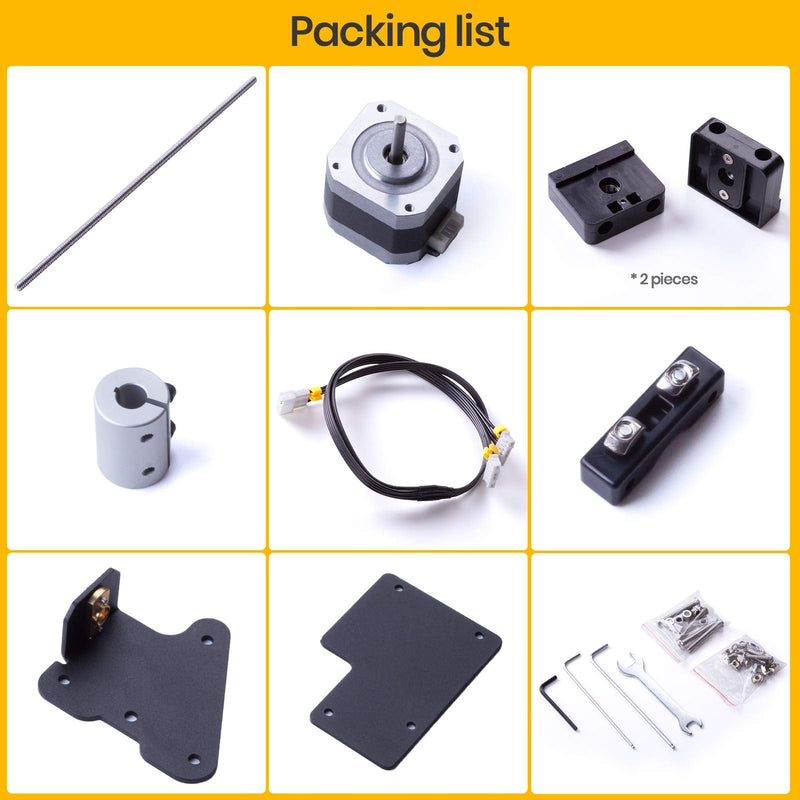 HICTOP Ender 3 Dual Z-axis Upgrade Kit Ender 3 Pro Upgrades Compatible with Ender 3/Ender 3 Neo, Ender 3 pro, Ender 3 V2/Ender 3 V2 Neo 3D Printer