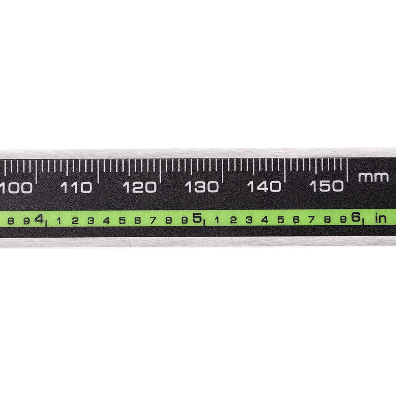 Sattiyrch 6 Inch Digital Caliper, Stainless Steel LCD Measuring Tool | Accurate Inch, MM & Fraction Measurements for Makers and DIYers 6”