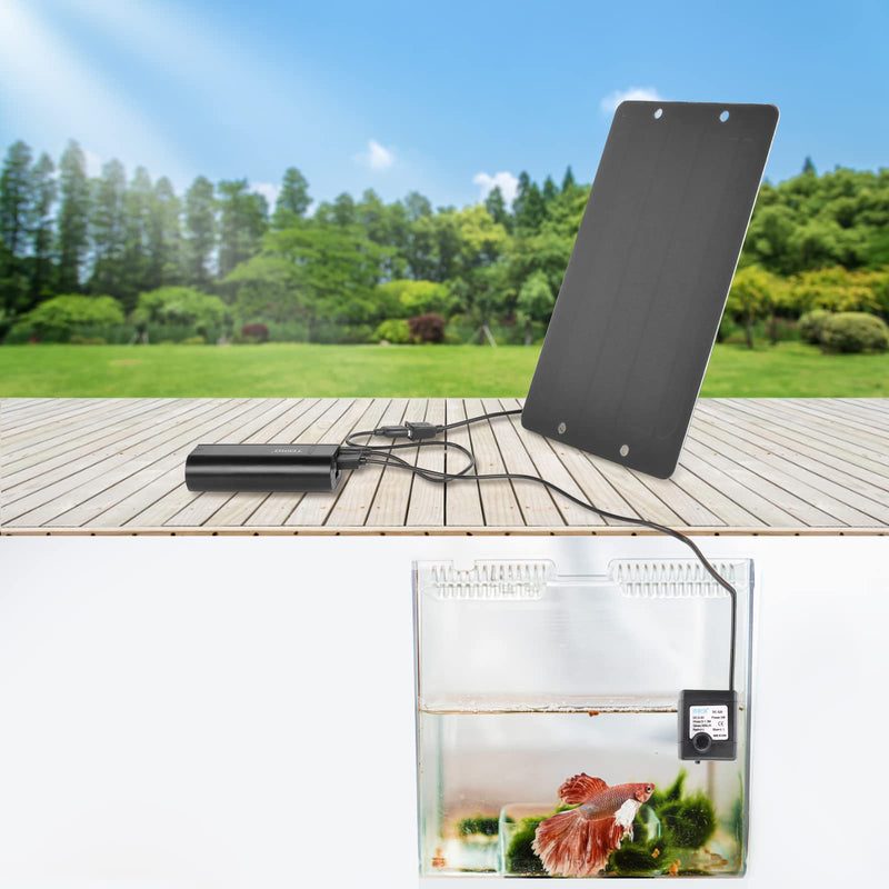 Soshine Mini Solar Panel - USB Solar Panel Charger 5v 6w with High Performance Monocrystalline for Camera,Water Pump,Small Fan,Bicycle,Power Bank,Camping Lanterns