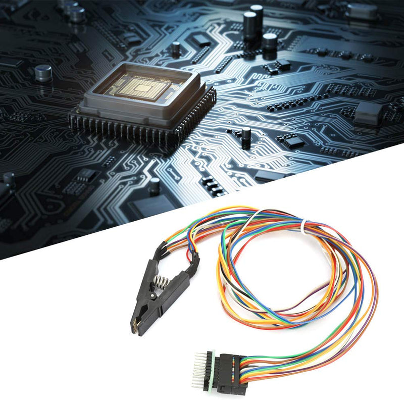 Programmer Testing Clip, SOP16 SOIC16 16 Pin IC Test Clamp SOP16 to DIP8 Flash Clip Connector