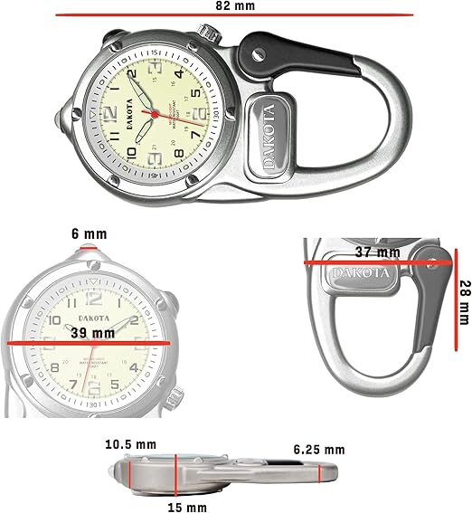 Dakota Mini Clip Microlight Watch
