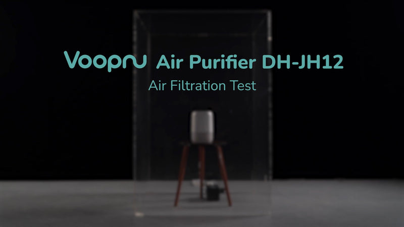 VOOPNU Air Purifiers for Bedroom, High Efficiency Filter, 1076 Ft², Black