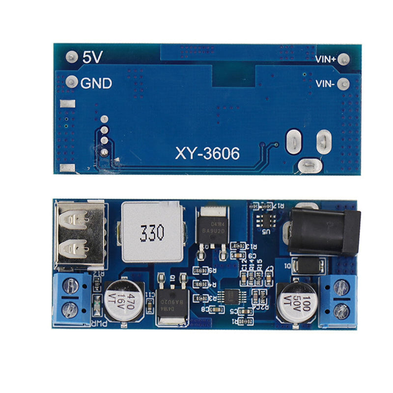 4pcs 24V/12V to 5V 5A Step Down Converter DC Buck Converter Module | Power supply, voltage regulator adjustable buck converter, stabilised power supply for electronics projects