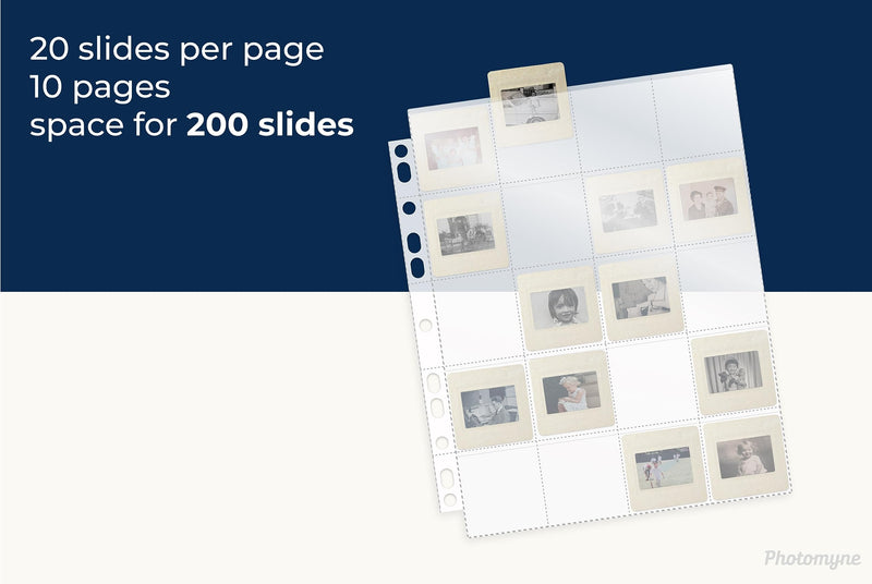 Ultimate Slide Preservation Bundle with The Slide & Negative Viewer and The Protective Photo Slide Pages