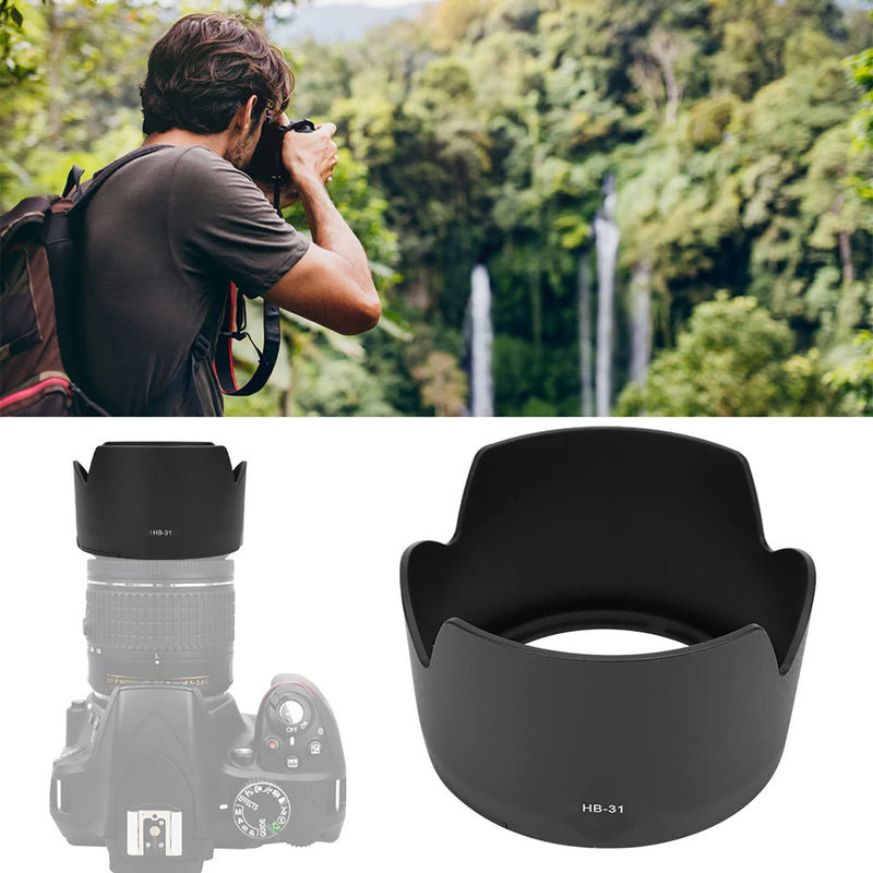 HB-31 Camera Lens Hood - Replacement Photography Lens Hood - Camera Lens Hood Mount - for DX 17-55mm F/2.8G Lens