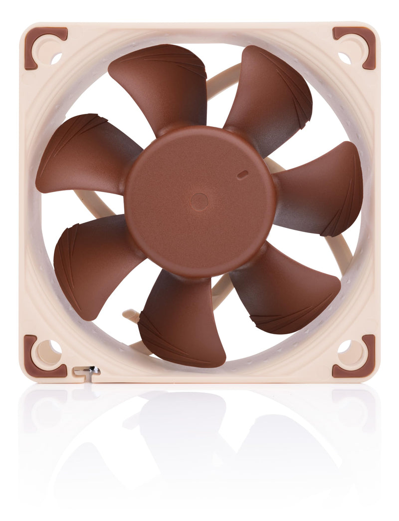 Noctua NF-A6x25 PWM, Premium Quiet Fan, 4-Pin (60mm, Brown) (Pack of 3) 60x60x25mm (Pack of 3)