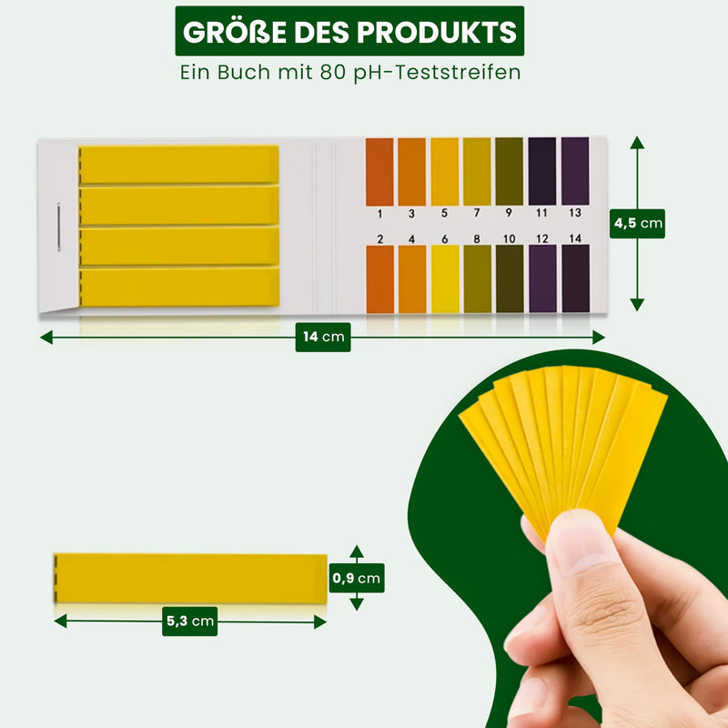 Instinctive-Oase© pH value test strips indicator litmus paper for aquarium pond pool and much more. 80