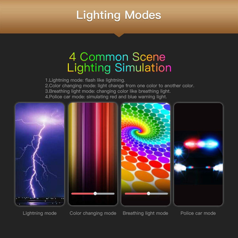 Handheld Photography Light Professional LED Video Light Wand 12 Lighting Mode, Stepless Dimming,CRI≥95 IP68 Waterproof with10400mAH Rechargeable Battery 3000k 5750k RGB Colorful Stick