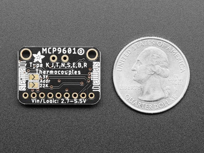 Adafruit MCP9601 (MCP96L01) I2C Thermocouple Amplifier - Stemma QT/Qwiic Ada 516