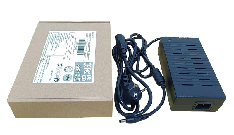 Shentian 100V-240V to 12V power supply switching power supply with 5.5 x 2.5mm DC plug for 5050 3528 LED strip, 3D printer LED driver, CCTV, security system LCD monitor etc. (12V 15A adapter) 12V 15A adapter