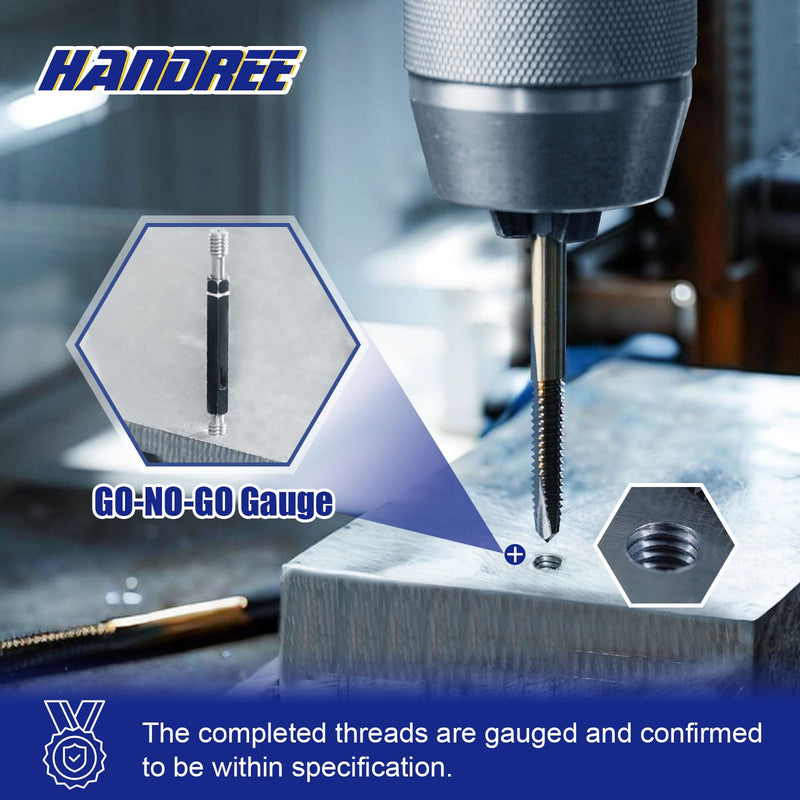 JEFE HEX 1/4-20 UNC Hex Shank Taps for Metal | MRO & Industrial Use | Quick-Change | Impact Driver (5pcs) 1/4-20 UNC (5 pcs)