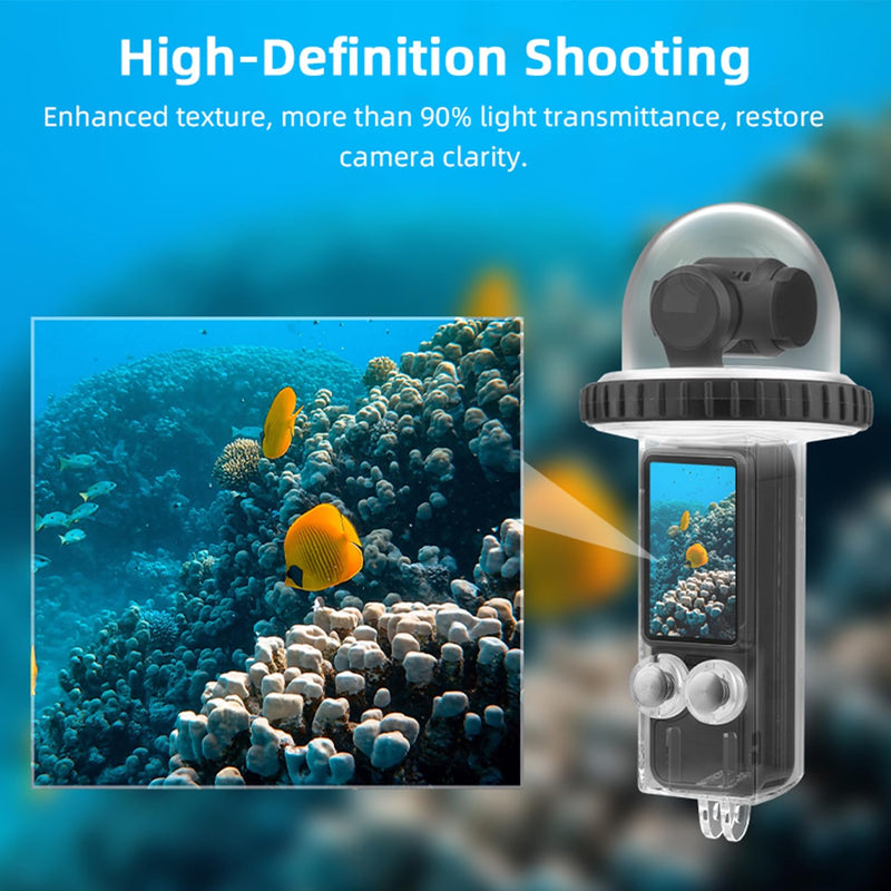 40M (131ft) Osmo Pocket 3 Underwater Dive Case Housing Protective Housing Shell for DJI Osmo Pocket 3 Waterproof Accessories