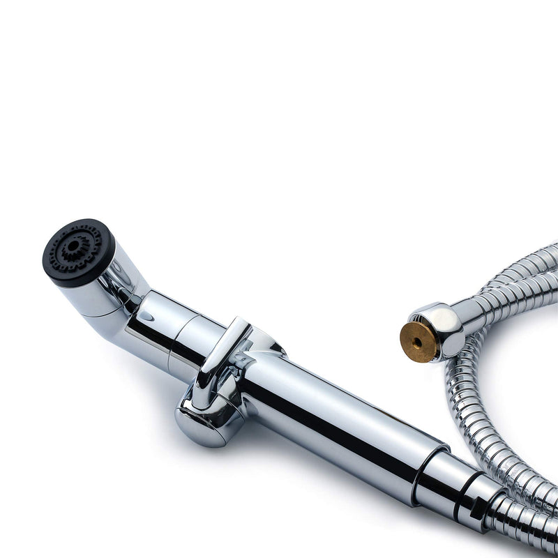 Bio Bidet A1 Handheld Bidet Sprayer for Toilet, Adjustable Water Pressure, Dual Spray, Stainless Steel Hose