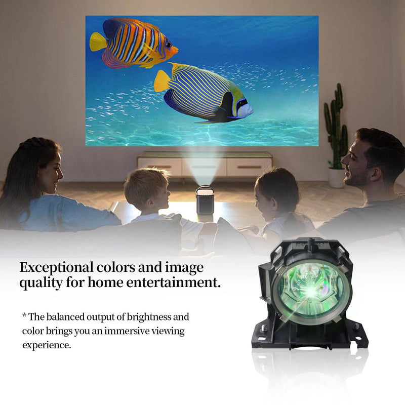 DT00873 A+ Quality Replacement Projector Lamp Bulb Compatible with Hitachi CP-WX625 CP-X809 CP-SX635 CP-WUX645 CP-WUX645N CP-WX625W CP-WX645 HCP-7200WX Projectors, with Housing