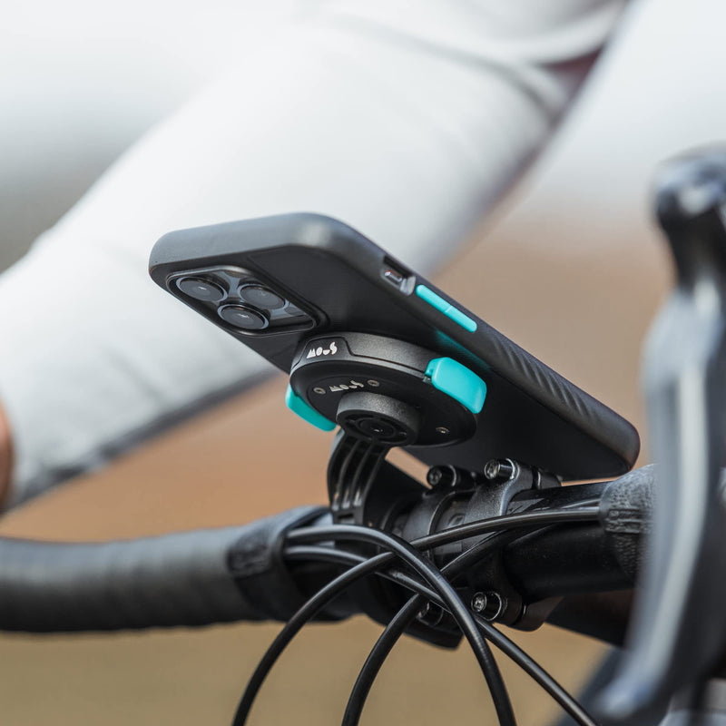 Mous IntraLock Bike Phone Holder, Bicycle Mount for Smartphones, Secure Connection, Portrait or Landscape, 2 Year Warranty