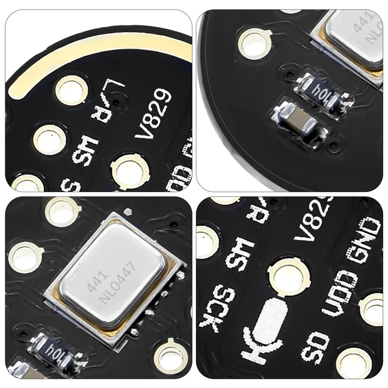 Pack of 5 INMP441 Omnidirectional Microphone Module 24 Bit I2S Interface Digital Output Compatible with ESP-32 Arduino