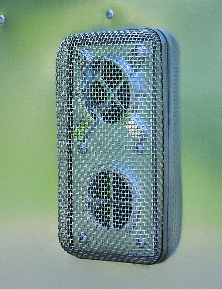 RV Furnace Vent Cover,Flying Insect Bug Cover,Stainless Steel Screen to Protect RV Water Heater From External creature,7.5''x 4.1''x 1.3''