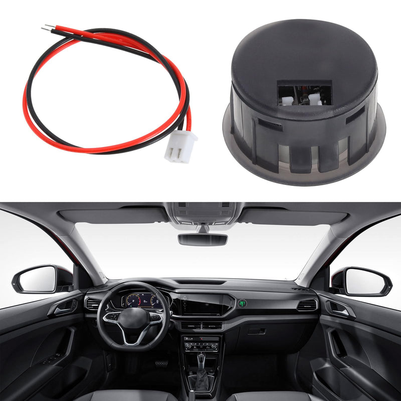 The Lord of the Tools 3Pcs Digital Voltmeter DC 4V-100V Car LED Digital Voltmeter Round Auto Ammeter Accessories for Cars Vehicles Motorcycles Boats Green Blue