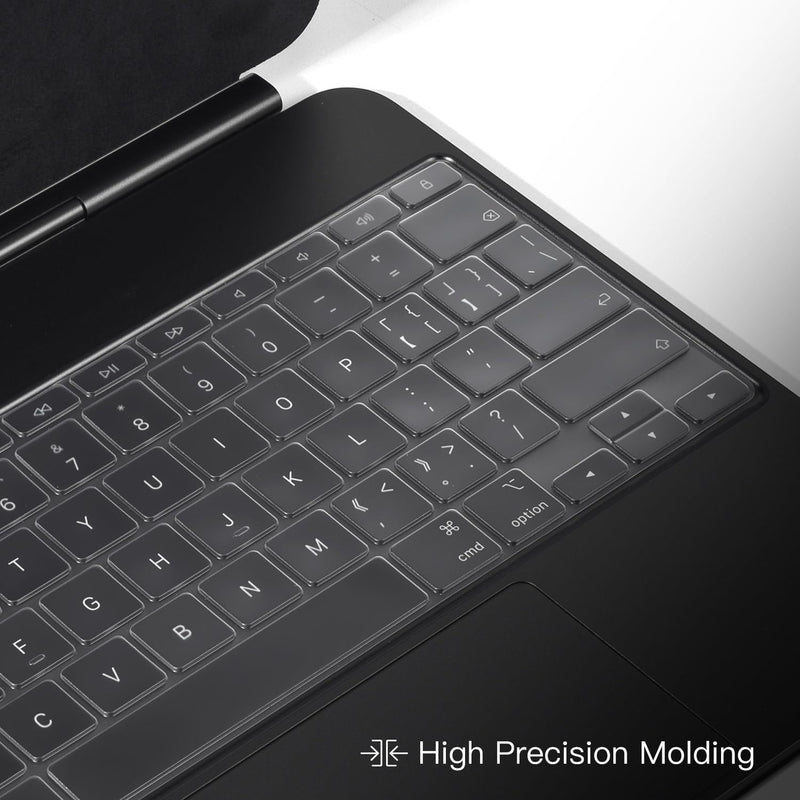 CaseBuy Premium Ultra Thin Keyboard Cover for Apple 13 inch iPad Pro M4(2024) with Magic Keyboard, 13" iPad Pro Protector Skin Accessories, US Keyboard Layout iPad Pro 13" M4(2024)