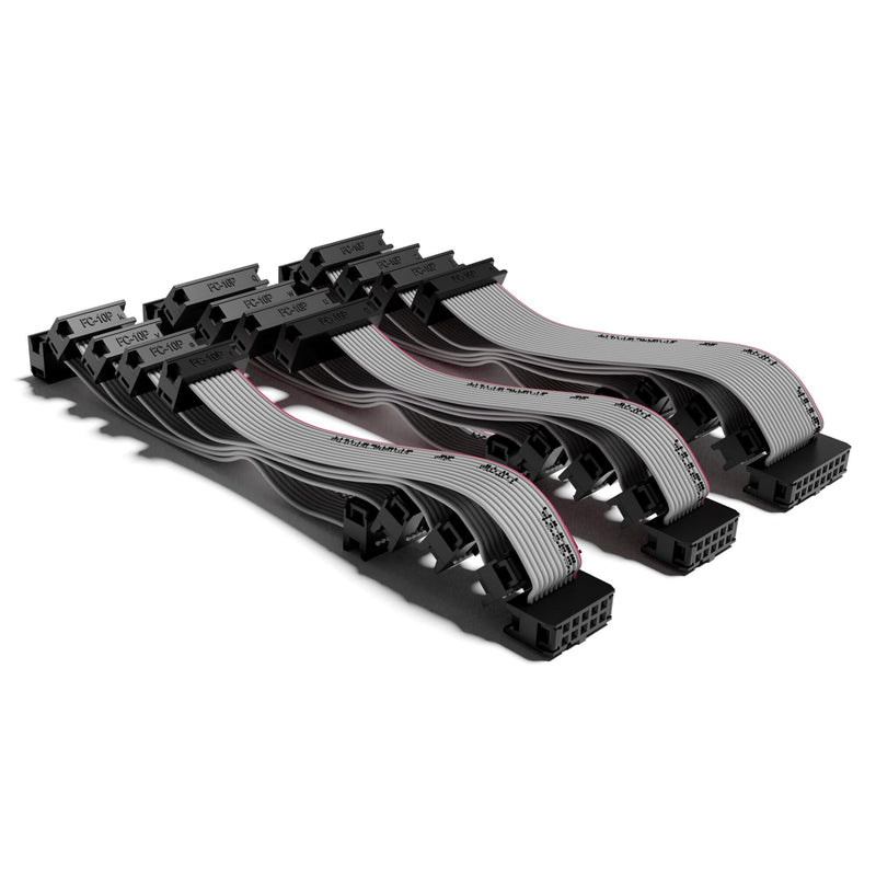 5-Pack - Eurorack Flat Ribbon Power Cables Modular Synth Synthesizer [10 to 16 Pins | 15 cm - 5.91"] 10 to 16 Pins 15 cm - 5.91"