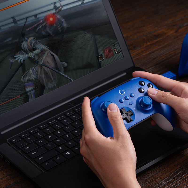 8Bitdo Ultimate Bluetooth Controller with Charging Dock, Bluetooth Controller Wireless Switch Controller for Switch and Windows(Blue) Blue